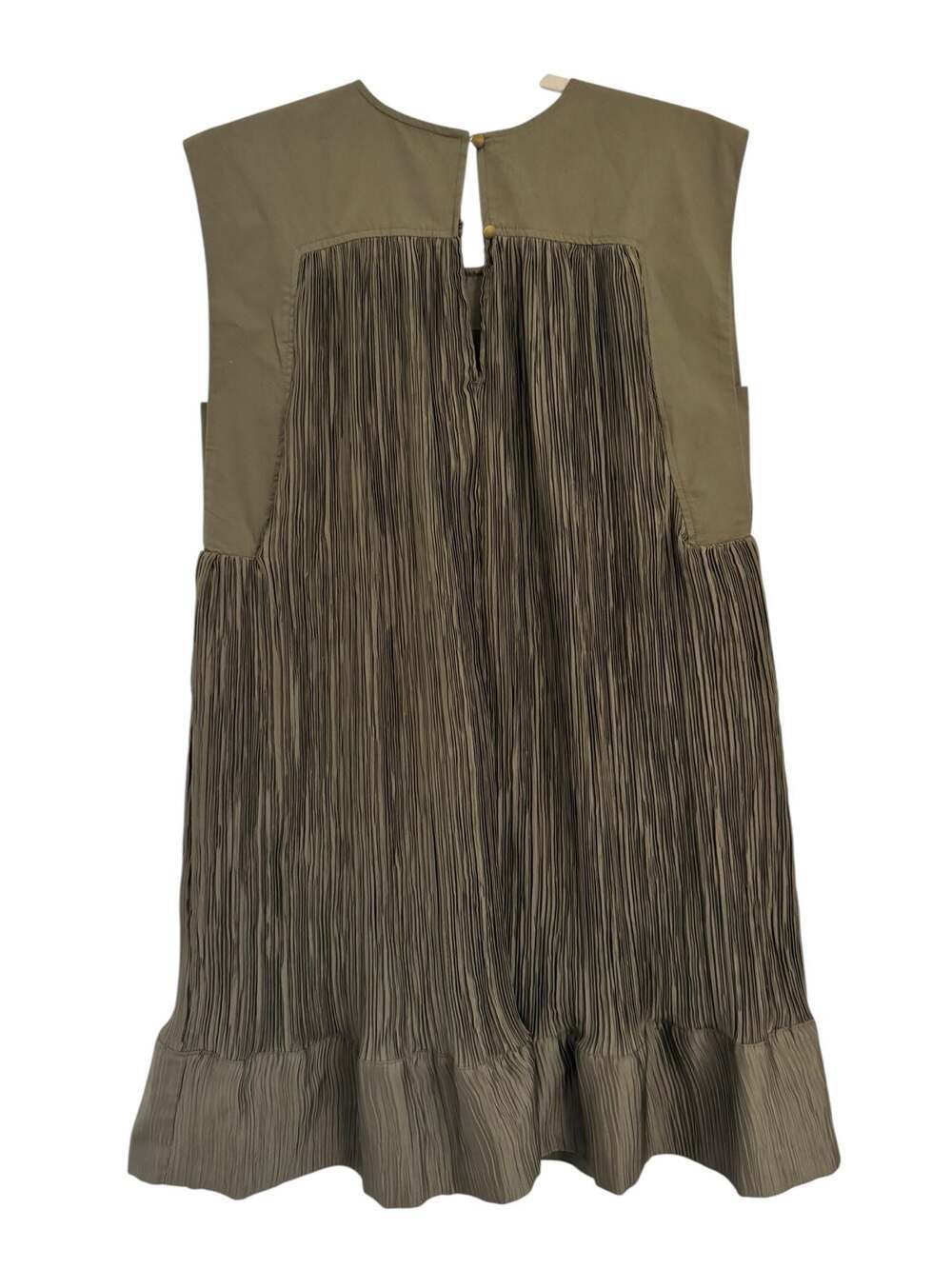 Anthropologie Cap-Sleeve Plissé Mini Dress - Picture 3 of 10